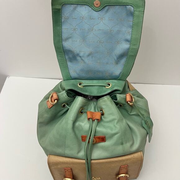 Salad Leather Convertible Backpack and Shoulder Bag main image 3